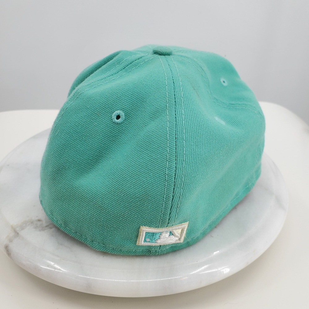New Era 59FIFTY LA Dodgers Teal First LA World Series Fitted Hat Size 7 1/4 - Picture 8 of 11